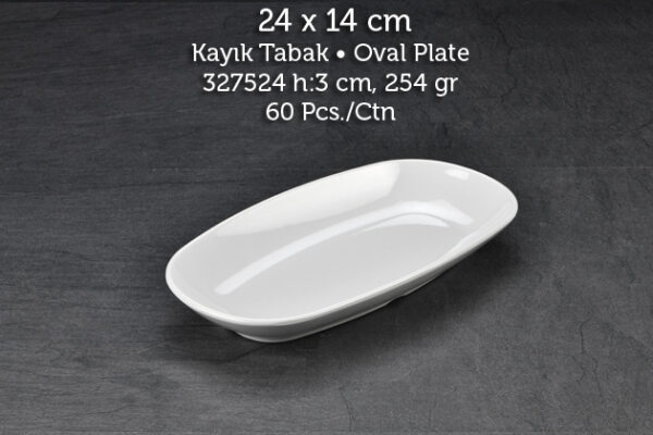 Tuva Therm İnternational 24 cm Kayık Tabak (11424)