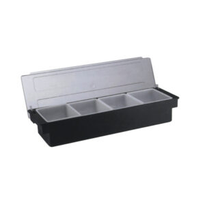 Biradlı BRD-H10312 Dörtlü Bar Konteyner – Polikarbon Kapaklı - Görsel 1