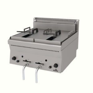 Atalay AGF-660 Çift Hazneli Gazlı Fritöz – 8+8 Litre, 600×600 mm - Görsel 1