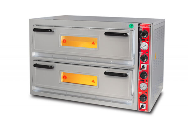 SGS PO 9292 DE Çift Katlı Pizza Fırını 30 cm 9+9 Pizza Kapasiteli, Elektrikli