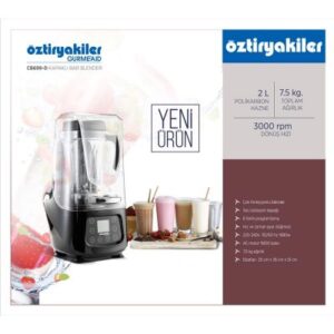 Öztiryakiler Gurmeaid CB699-D Dijital Bar Blender 2L 1680W Gürültü Önleyici - 083.9563.CB699.0D - Görsel 3