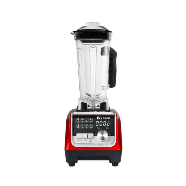 Vosco Bar Blender Pro Dijital 2200W Kırmızı | 2 Lt Buz Kırıcı Blender