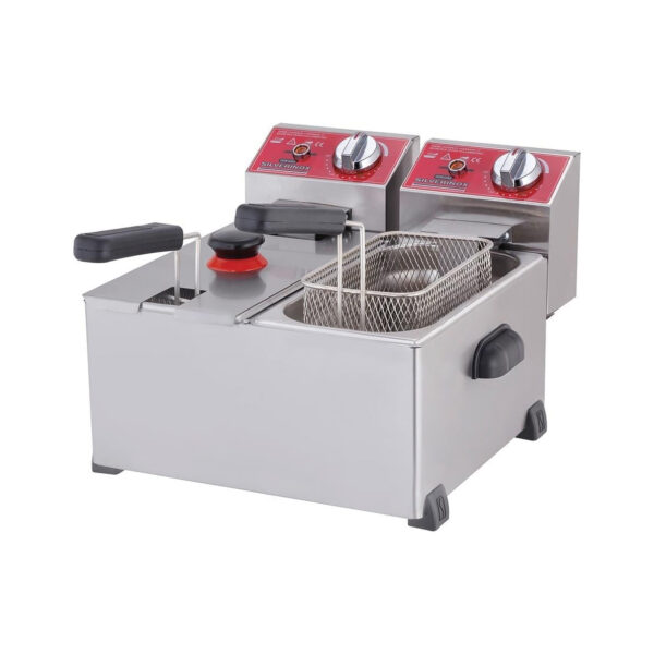 Işıkgaz Silverinox 3+3 Lt Çiftli Elektrikli Fritöz, 2141, 4000W