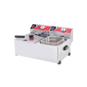 Işıkgaz Silverinox 2143 Çift Hazneli Elektrikli Fritöz, 5+5 Litre