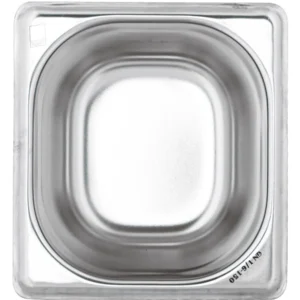 Kapp Çelik Gastronom Küvet 1/6-200 - 31016200 | 3,4 Lt 304 Kalite GN Küvet