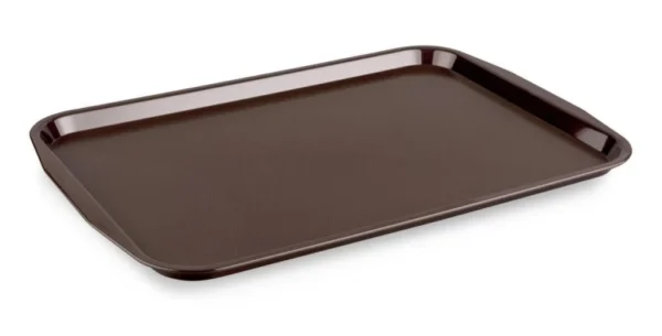 Plastport Servis Tepsisi 37x53 cm - Kahverengi - 46013753 | Kaymaz ABS Malzeme