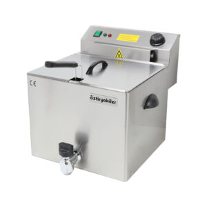 Öztiryakiler 7856.GN23S.10 Elektrikli Tekli Fritöz, 10 Litre, Trifaze, OF 10S - Görsel 1