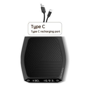 Escobarista Şarjlı Hassas Kahve Tartısı - Siyah - Görsel 2