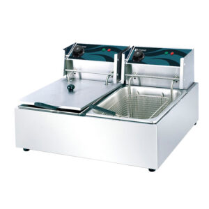 Vosco V-6L-2 Çift Hazneli Elektrikli Fritöz – 6+6 Litre, 220 V - Görsel 1
