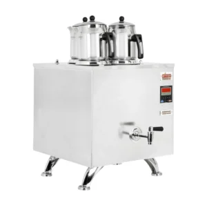 Ateşe TKIE03 Titanium Keyfchi 3 Demlikli İnoks Elektrikli Çay Kazanı - 24 Litre